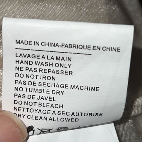 MOLLY BRACKEN Off White Lace Knee Length Dress-L NWT - Picture 9 of 9